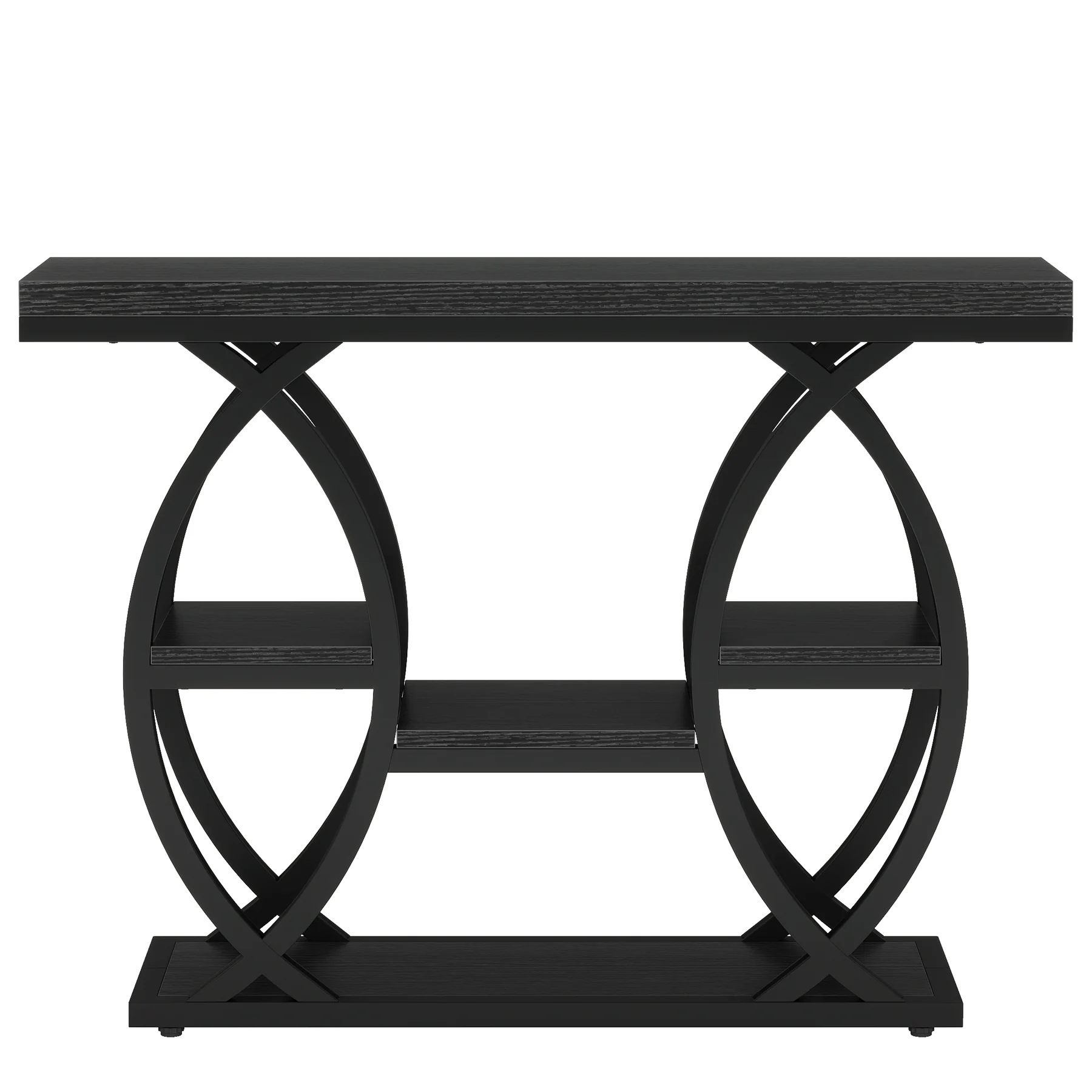 Tribesigns Console de 100 cm, Table de canapé à 4 niveaux Table d'entrée avec étagères - Image 15