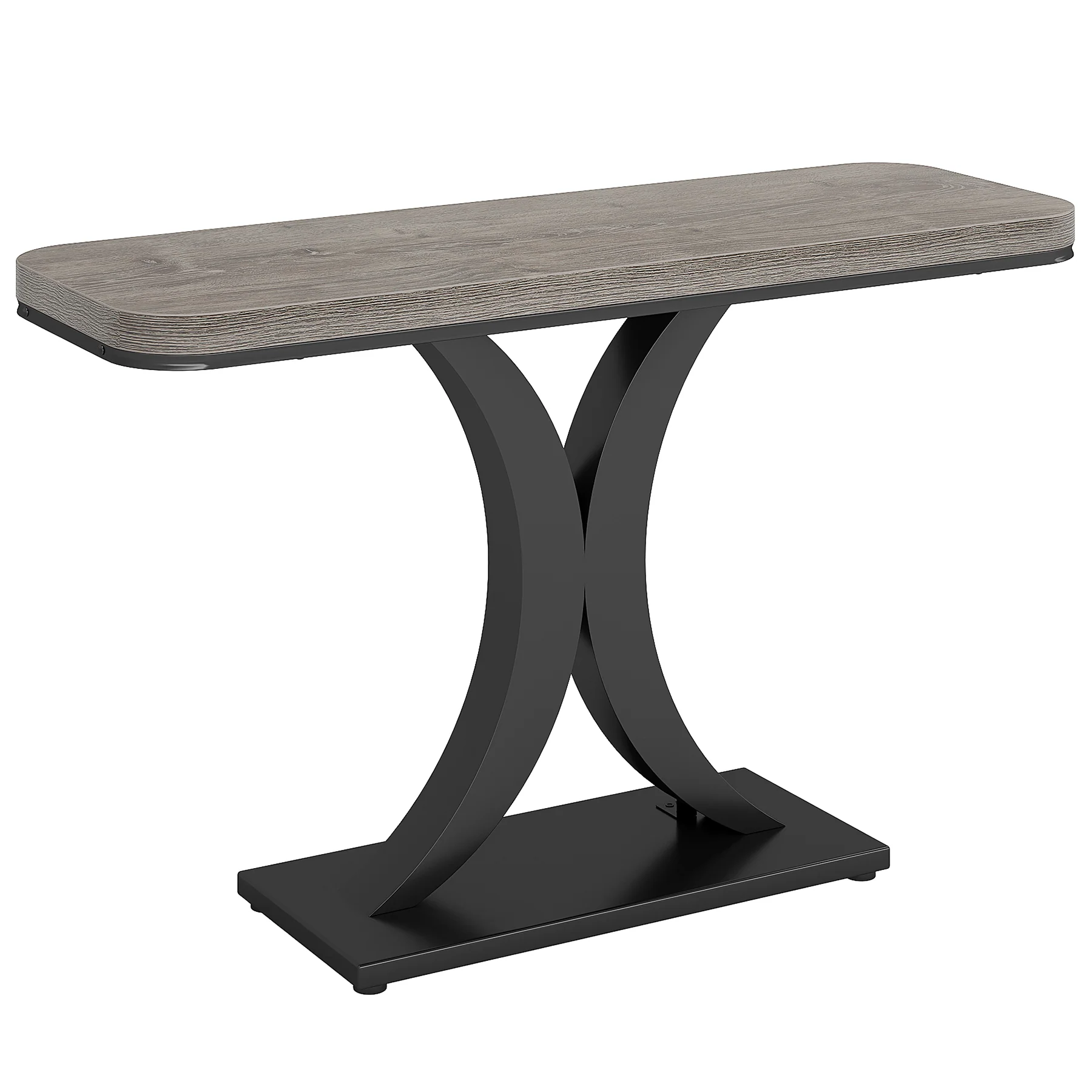 Tribesigns Table console, Table d'entrée étroite avec base géométrique - Image 11