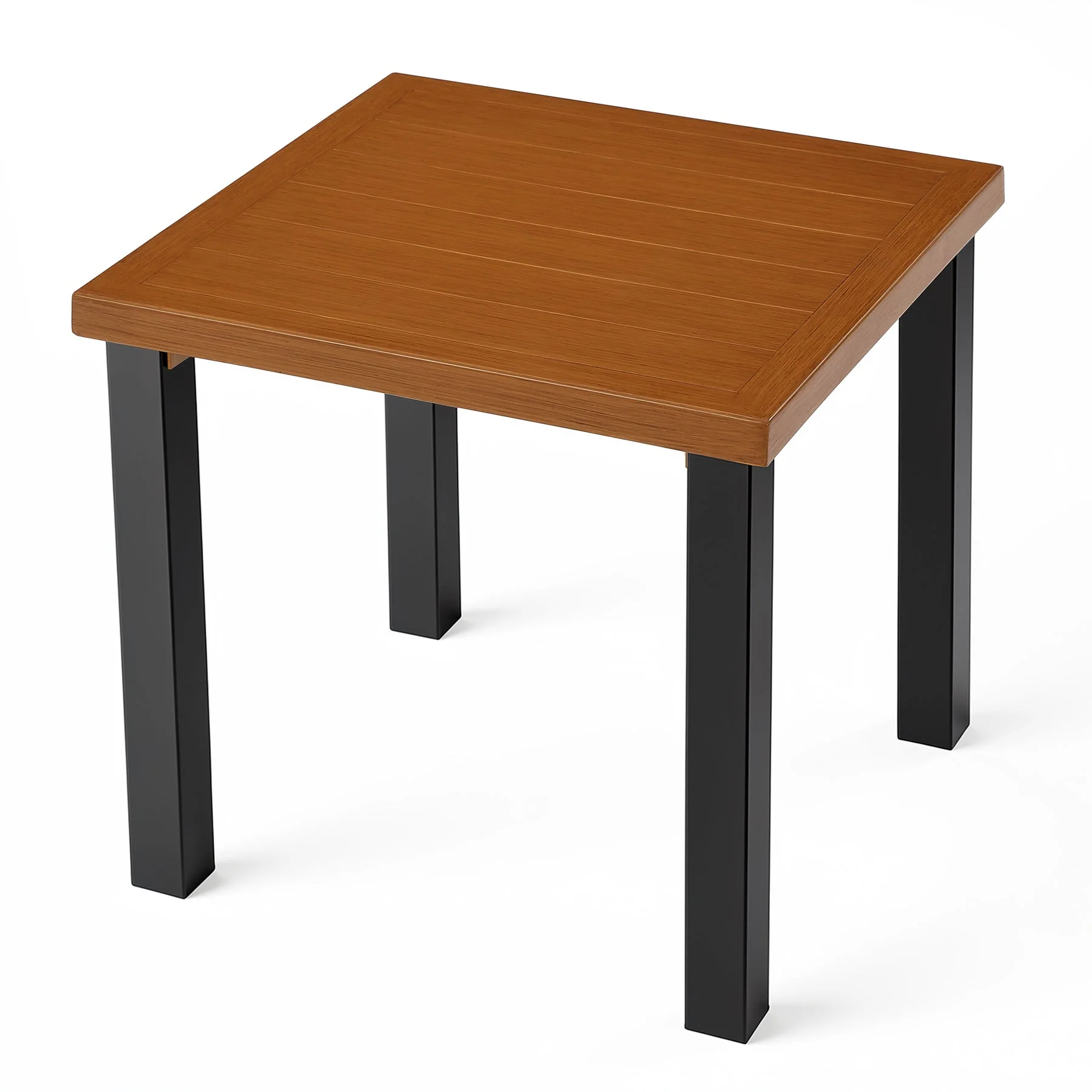Tribesigns Table d'appoint d'extérieur résistante aux intempéries, Table de balcon aspect bois - Image 12